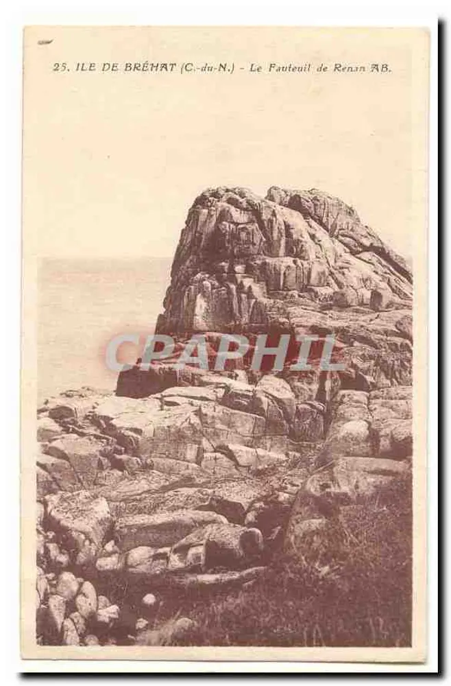 Ilha de Bréhat (C.-du-N.) — O Fauteuil de Renan AB. - Frente