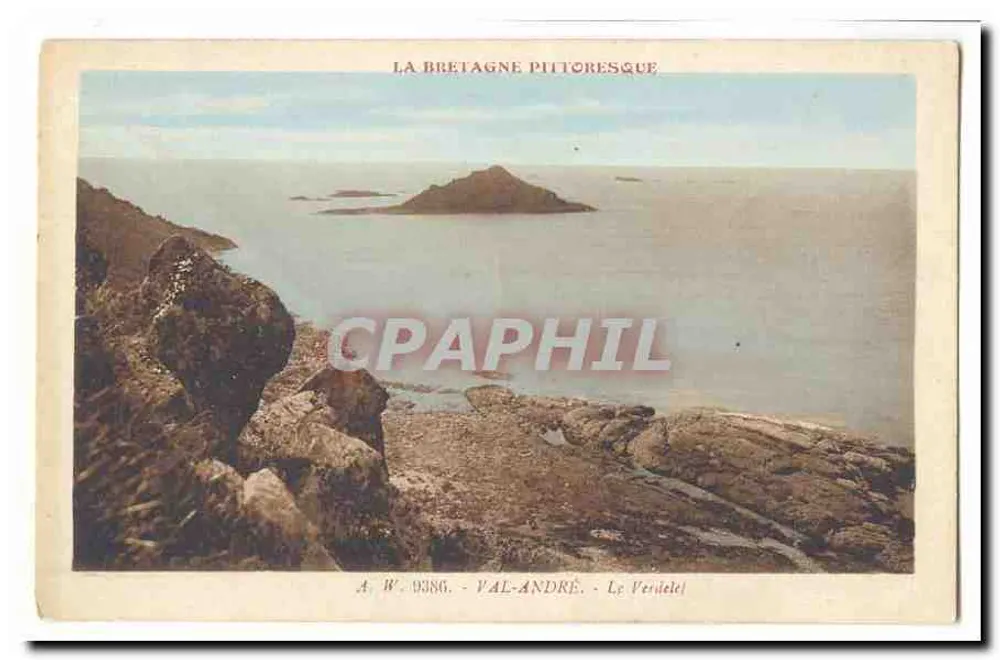 O Verdelet — A Bretanha Pitoresca — Val André, n° 9386 - Frente