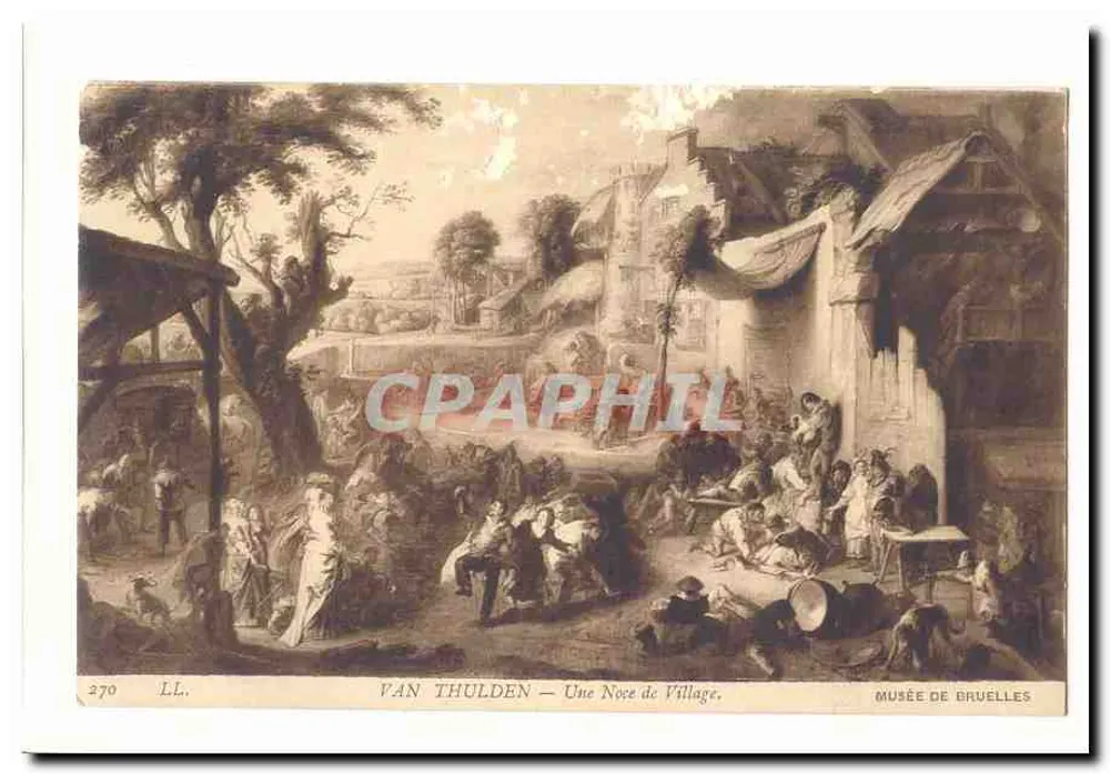 Eine Dorf Hochzeit — Van Thulden — Museum von Brüssel - Vorderseite