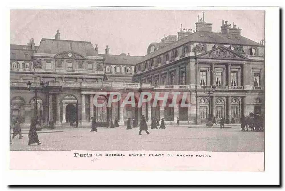 Paris - Der Conseil d'État, Place du Palais Royal - Vorderseite