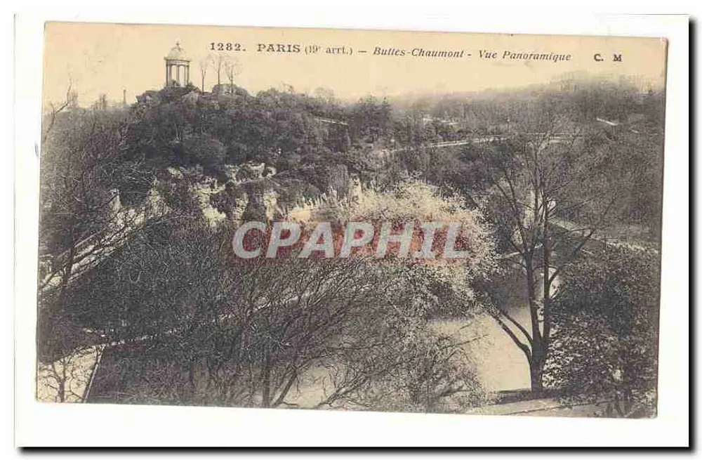 Bulles-Chaumont — Panoramablick — C.M. Nr. 1282 - Vorderseite