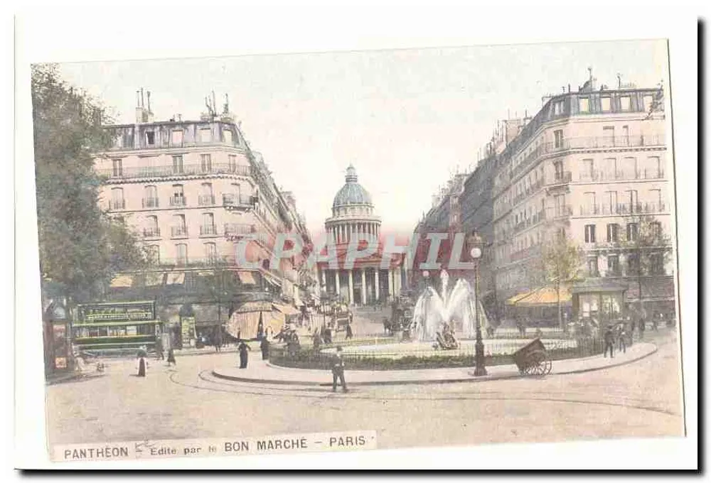 Pantheon - Place du Pantheon - Herausgeber: Le Bon Marche - Paris - Vorderseite
