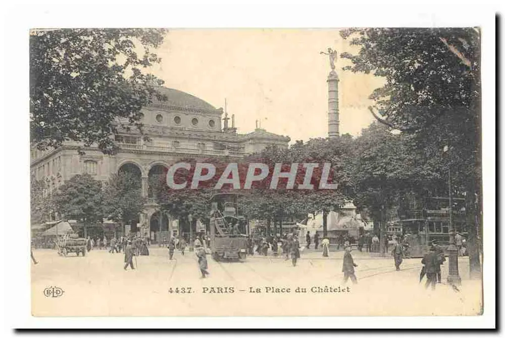 PARIS — De Plein van het Kasteel — Uitgever EDP, n° 4437 - Voorkant