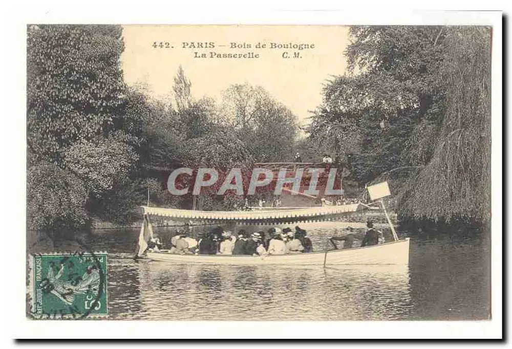 Paris – Bois de Boulogne – La Passerelle – C.M. n°442 - Vorderseite