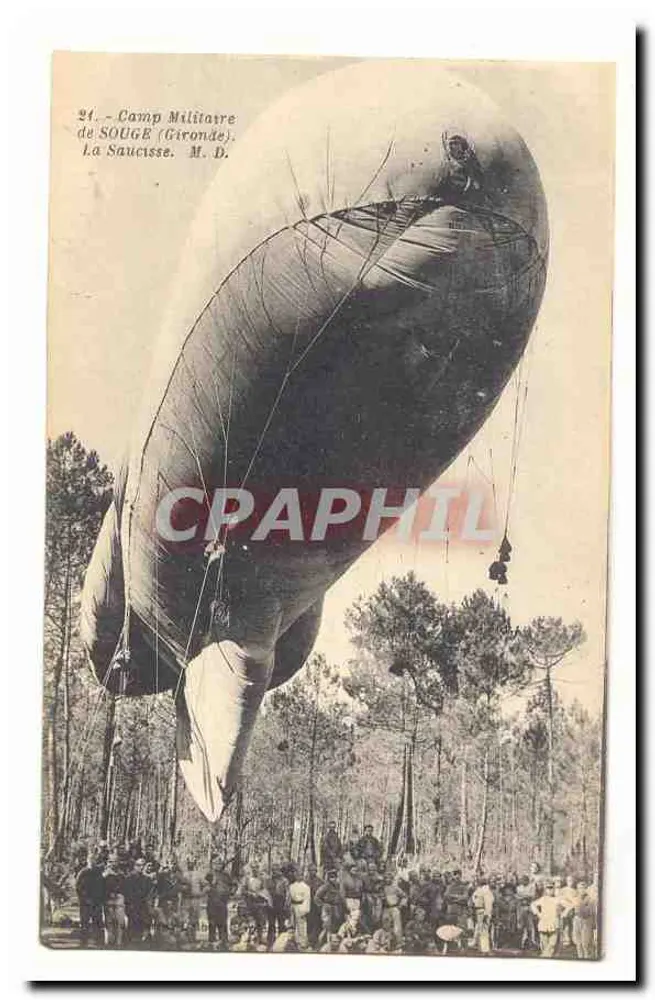 Militärlager von SÔUGE (Gironde) — Luftschiff — M. D. - Vorderseite