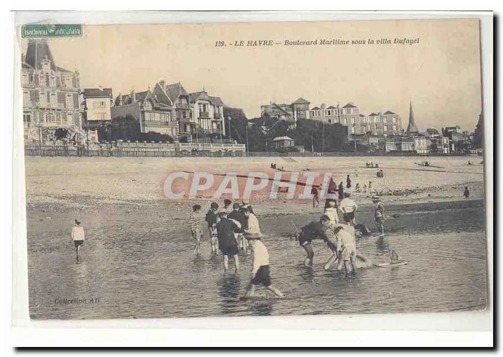 Le Havre — Boulevard Maritime sous la villa Dufayel - Recto