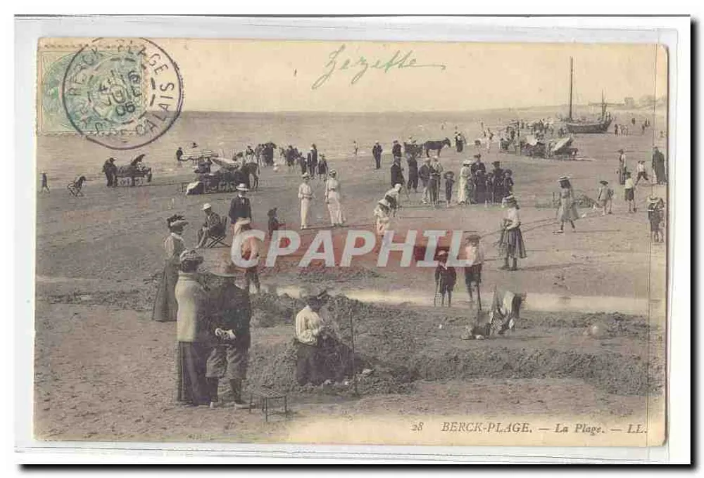 Berck-Plage — A Praia — LL. — n°28 - Frente