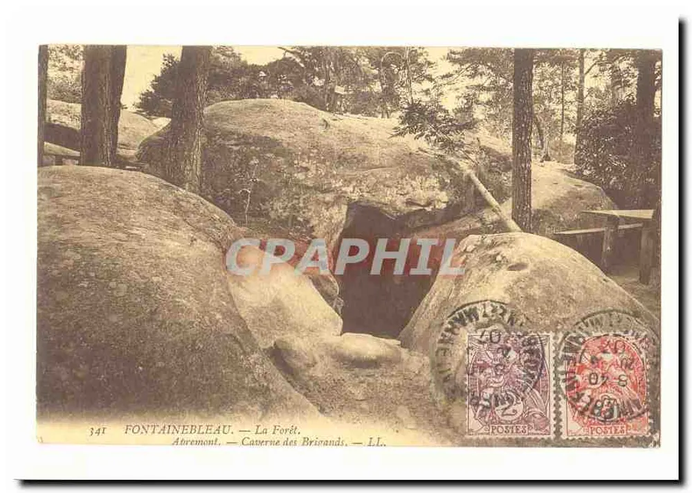Fontainebleau — Die Forêt — Grotte des Brivands — LL. - Vorderseite