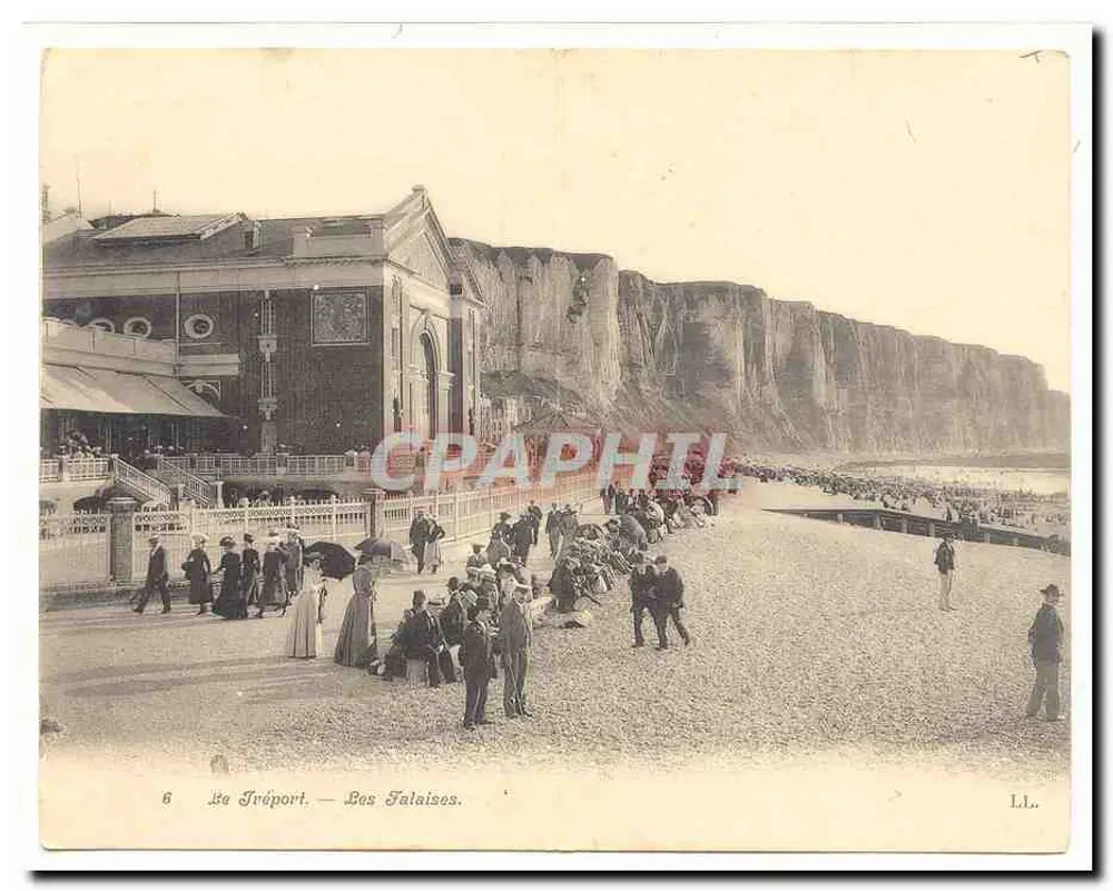 Le Tréport — Die Klippen — L.L. - Vorderseite