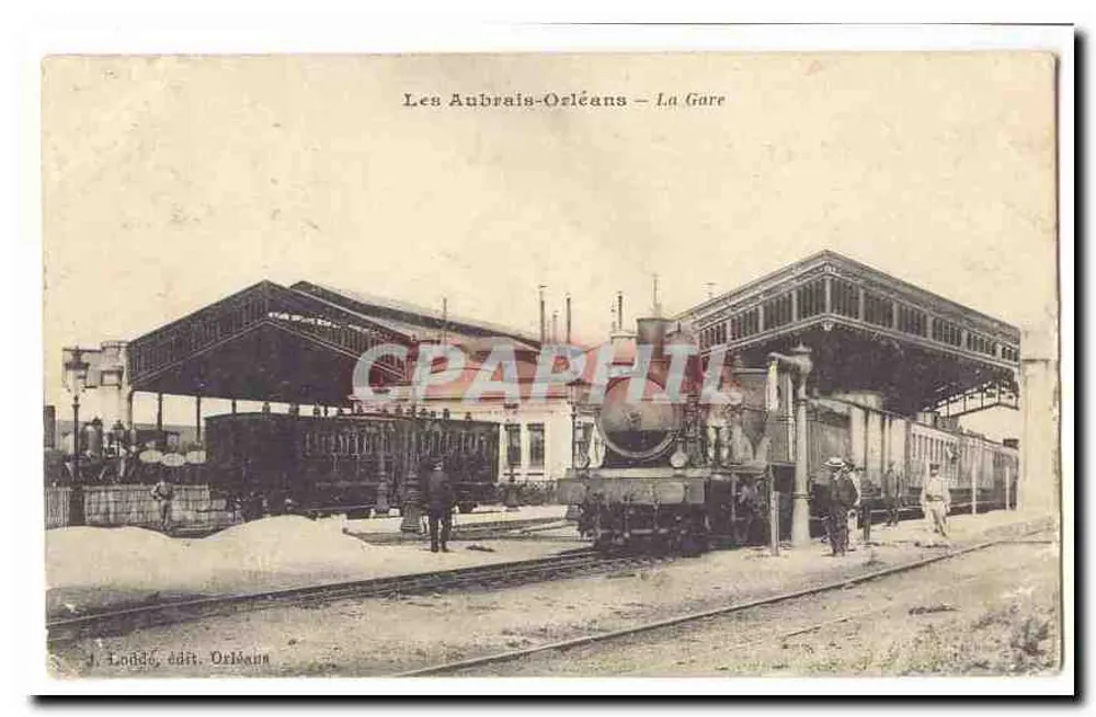 Les Aubrais-Orléans — Die Station — J. Londe, Verlag Orléans - Vorderseite