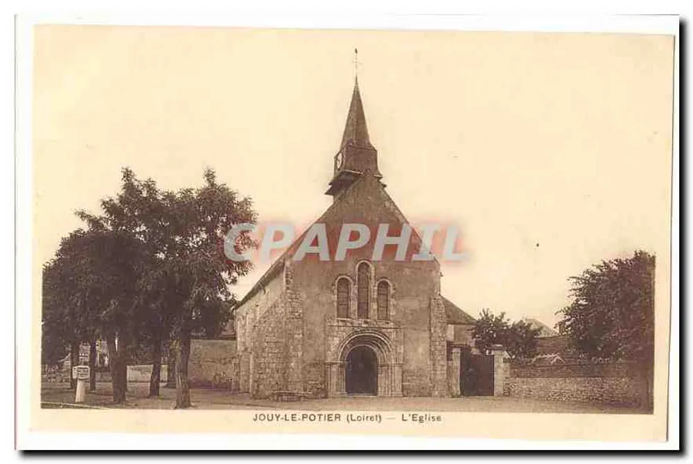 Jouy-le-Potier (Loiret) — A Igreja - Frente