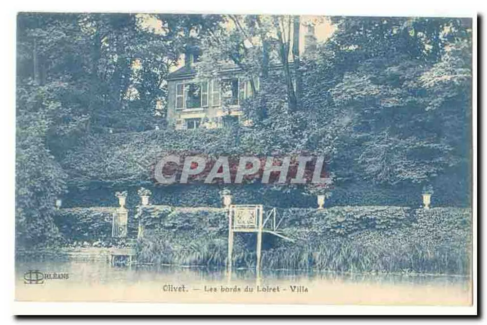 Clivet — Ufer des Loiret — Villa - Vorderseite