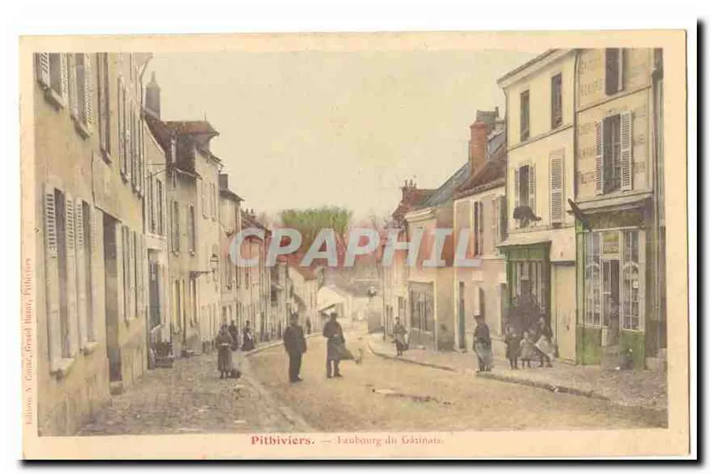 Pitbiviers — Faubourg du Gâtinais — Edizione A. Gouard, Pitbiviers - Recto