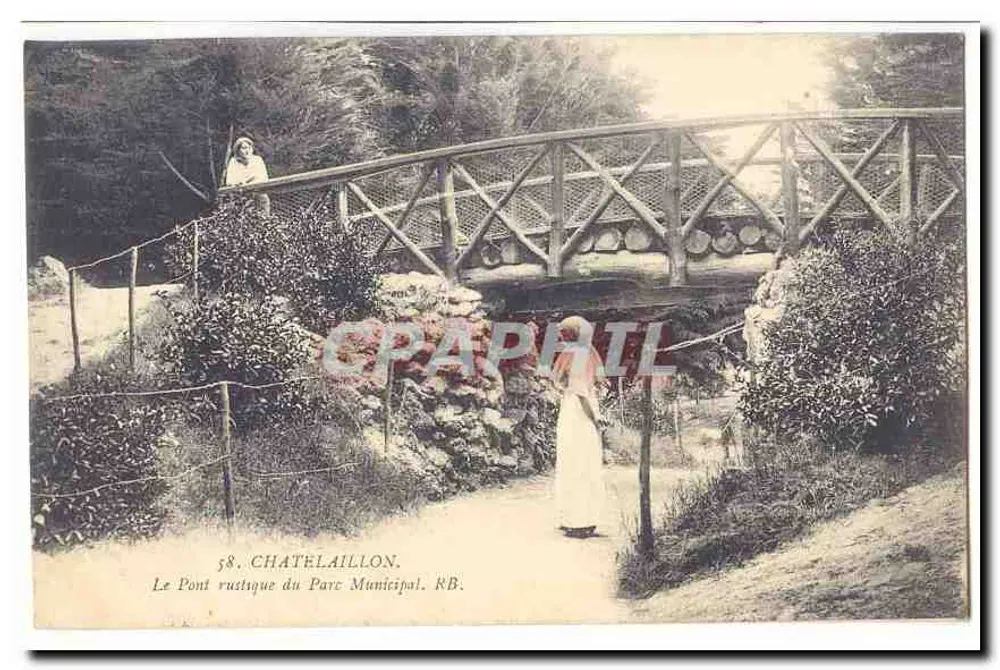 O Ponte rustica do Parque Municipal — Châtelaillyon — RB, n° 58 - Frente