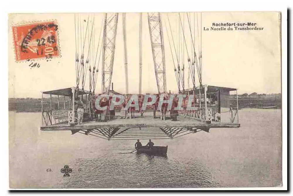 Rochefort-sur-Mer — Die Gondel des Fährschiffs — Verleger Ch. & Cie - Vorderseite
