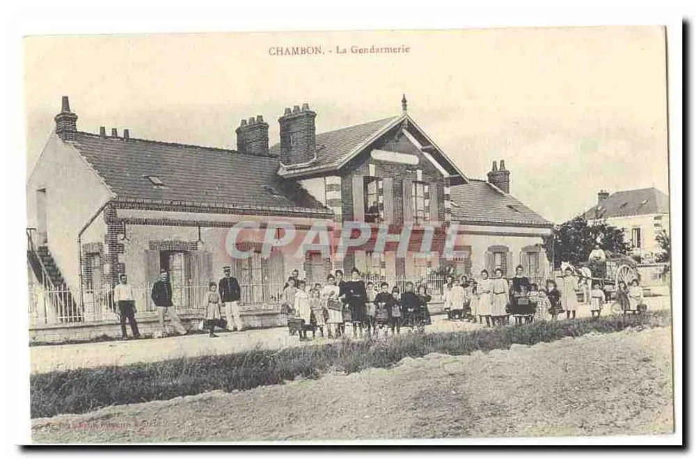 Chambon - De Gendarmerie — uitgever: P. Dufour, n° 207 - Voorkant