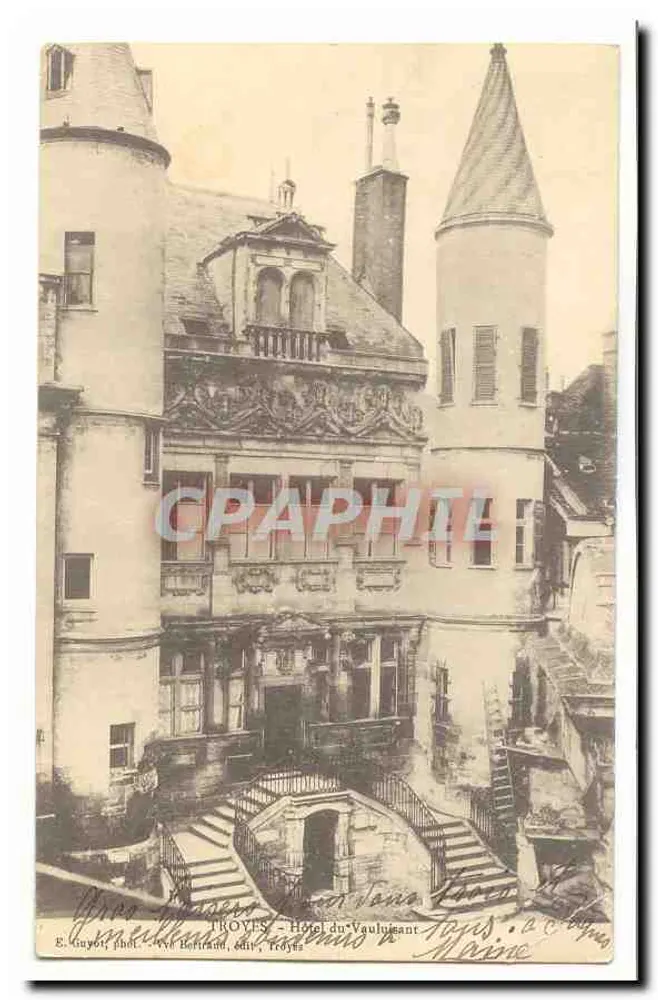 Troyes - Hôtel du Vaulignant — Verlag E. Guyer, Foto Nr. 1874, Troyes - Vorderseite