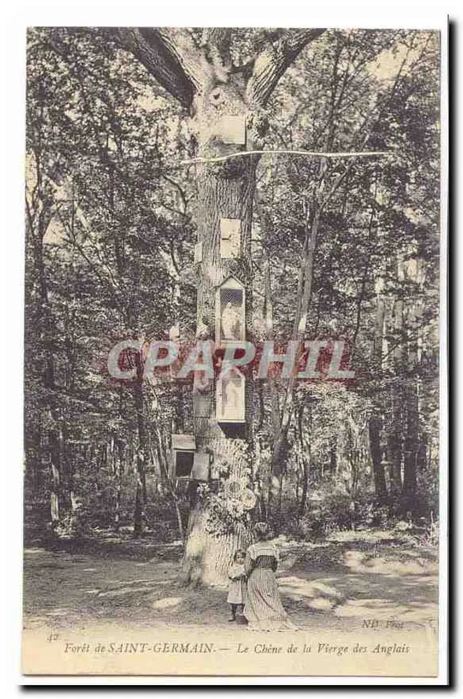 Wald von SAINT-GERMAIN — Der Eiche der Jungfrau der Engländer — ND 1902 - Vorderseite
