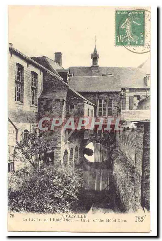 Abbeville — La rivière de l'Hôtel-Dieu — Éditeur JND, n° 78 - Vorderseite