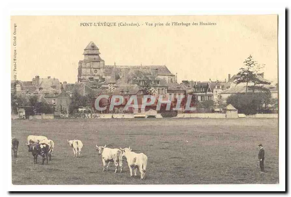 Pont-l'Évêque (Calvados) — Ansicht vom Herbage des Hnnièrres — Cliché Ouvrée - Vorderseite