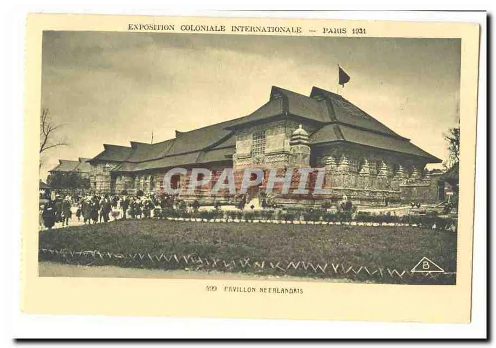 Niederländisches Pavillon — Internationale Kolonialausstellung — Paris 1934 - Vorderseite