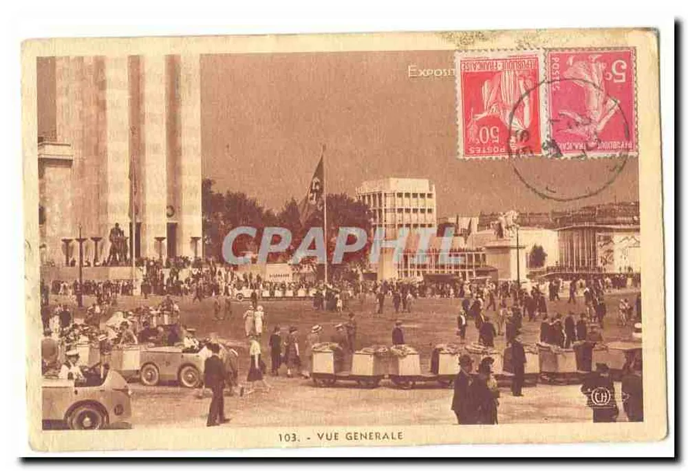Internationale Postausstellung - Allgemeiner Blick — 103 - Vorderseite