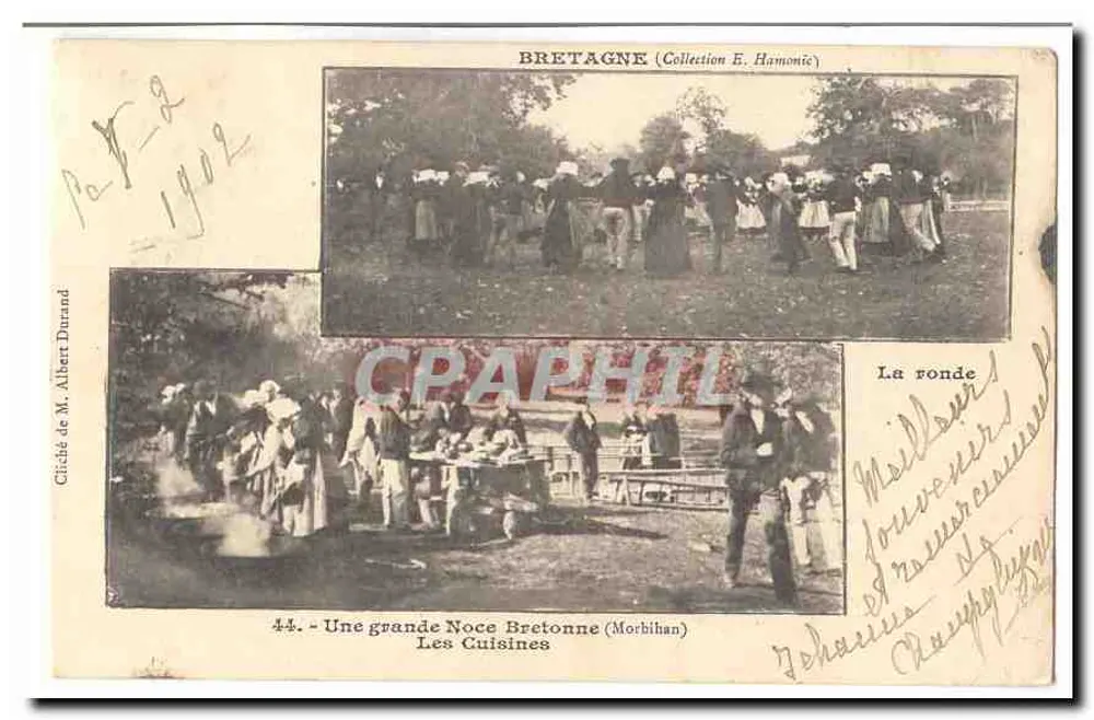 Bretagne — Eine große Bretonische Hochzeit (Morbihan) — Foto von M. Albert Durand - Vorderseite