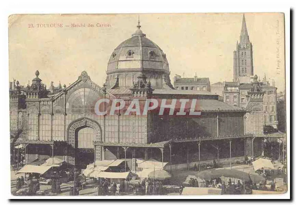 Toulouse — Mercado dos Carmelitas — A. Lengi & Cie, Toulouse - Frente