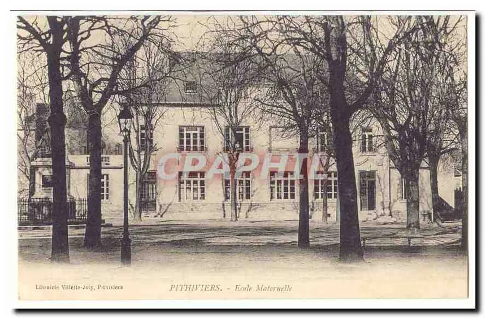 Pithiviers - Escola Maternal — Librairie Vilette-Joÿ, Pithiviers - Frente