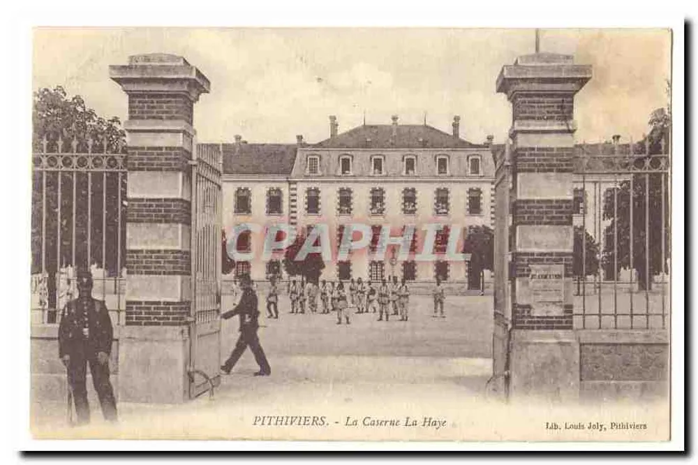 Pithiviers - A Caserna La Haye — Lib. Louis Joly, Pithiviers - Frente