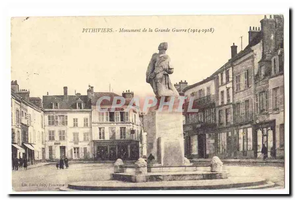 Pithiviers - Denkmal des Ersten Weltkriegs (1914-1918) — Lib. Arnaud Joly, Pithiviers - Vorderseite