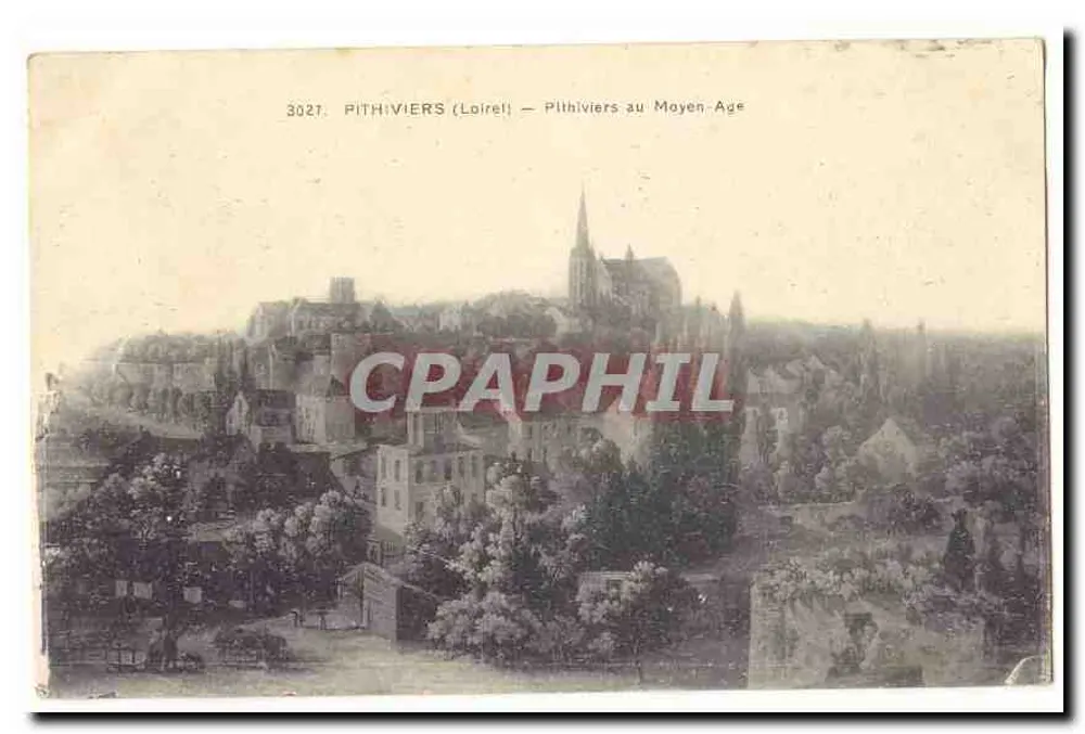 Pithiviers (Loiret) — Pithiviers na Idade Média - Frente