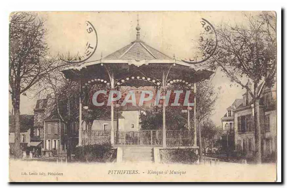 Pithiviers — Kiosque de Música — Livraria Louis Joly, Pithiviers - Frente