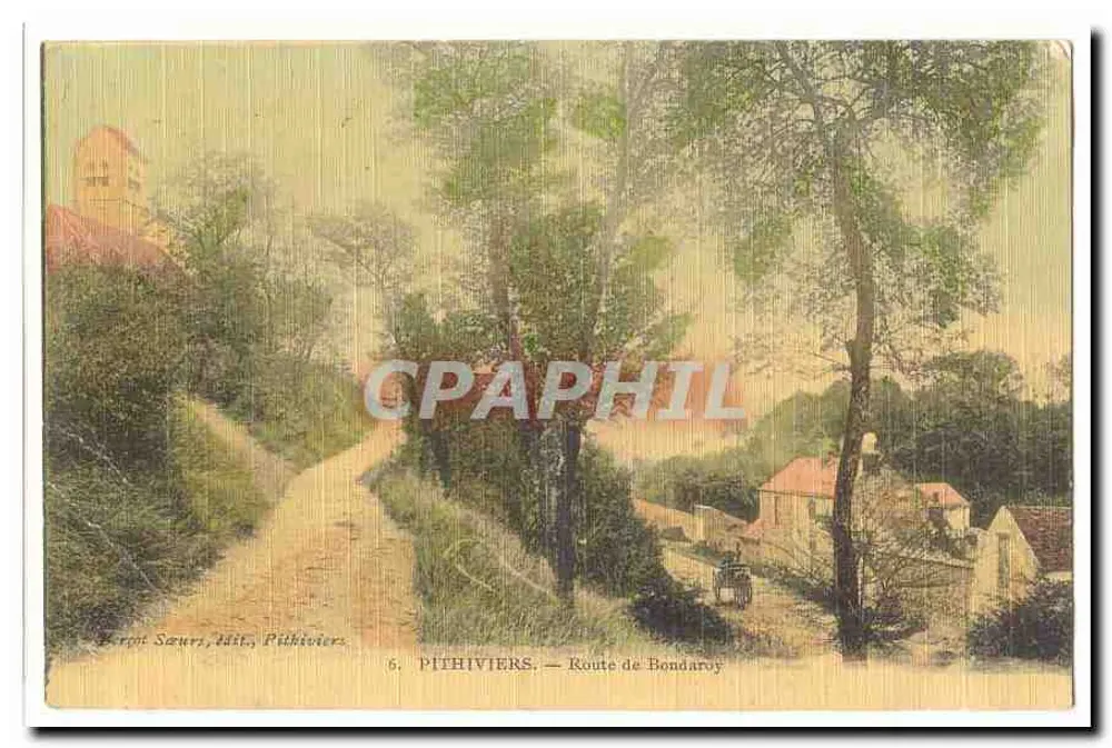Pithiviers — Rua de Bondaroy — editor Berot Sours, Pithiviers, n°6 - Frente