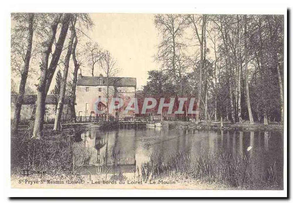 Saint-Pryvé-Saint-Mesmin (Loiret) — Die Ufer des Loiret — Das Mühle - Vorderseite
