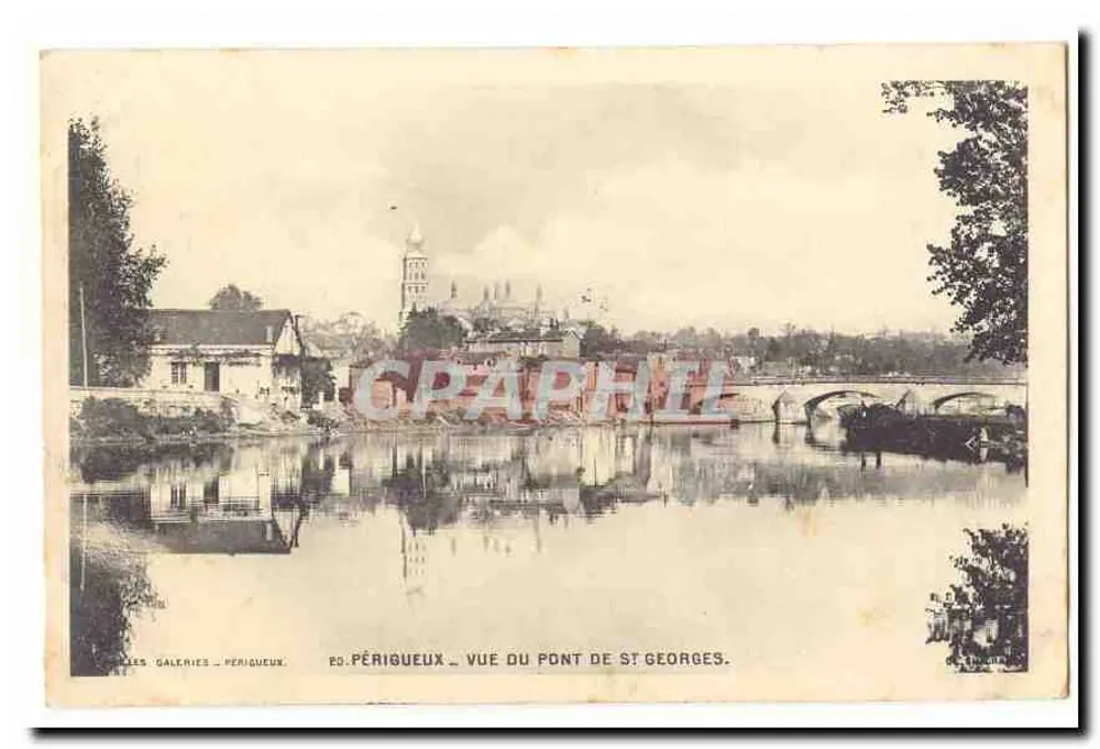 Périgueux — Vista do Ponte de St Georges — Éd. Périgueux - Frente