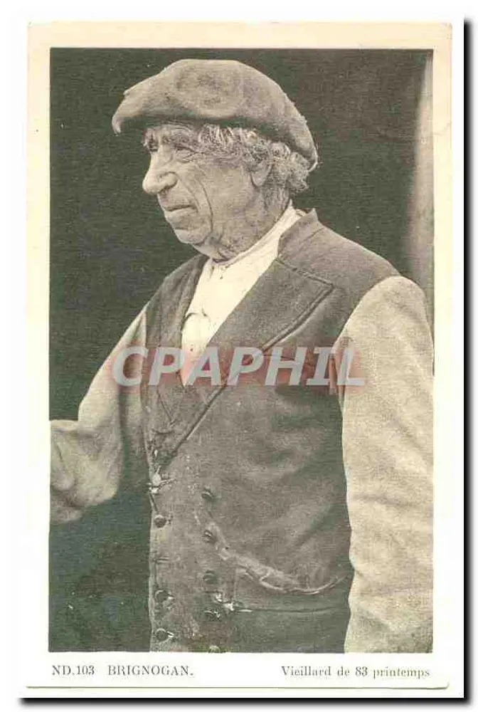 Brignogan — Alter Mann von 83 Jahren — ND.103 - Vorderseite