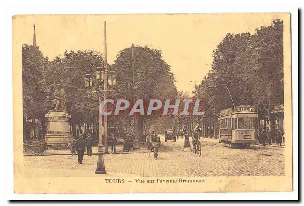 Tours — Ansicht der Avenue Grammont - Vorderseite