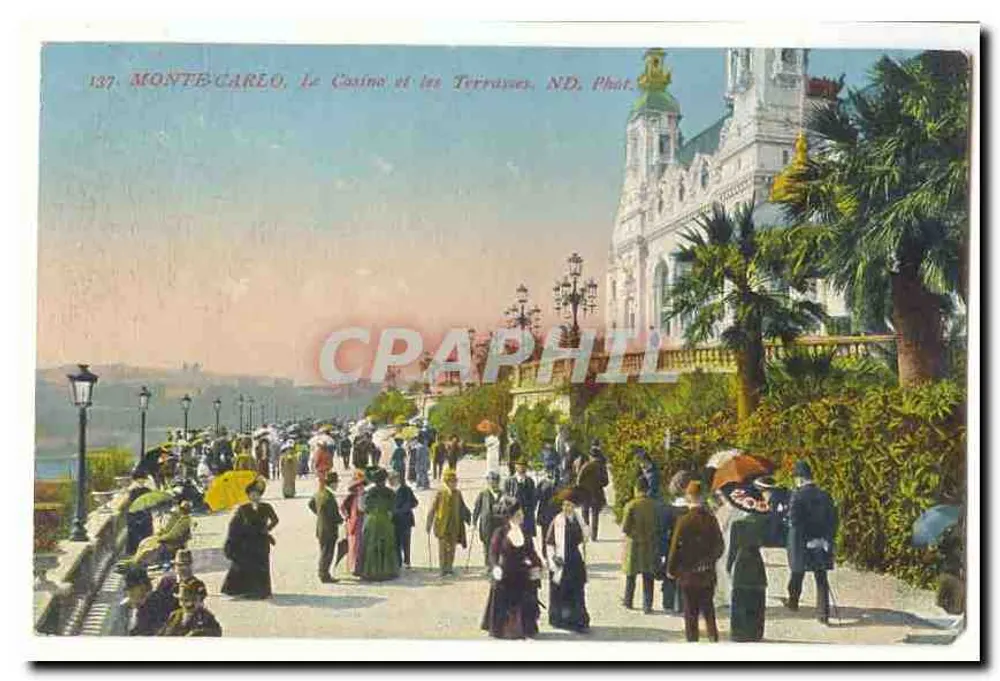 Monte-Carlo — Das Casino und die Terrassen — ND. Phot. - Vorderseite