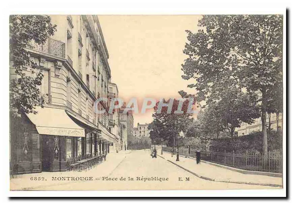 Montrouge — Plein de la République — E. M. - Voorkant