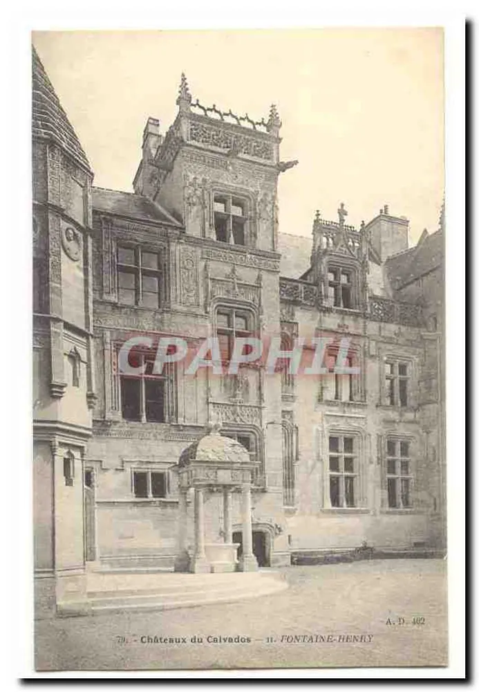 Schlösser des Calvados — H. FONTAINE-HENRY — A. D. 402 - Vorderseite