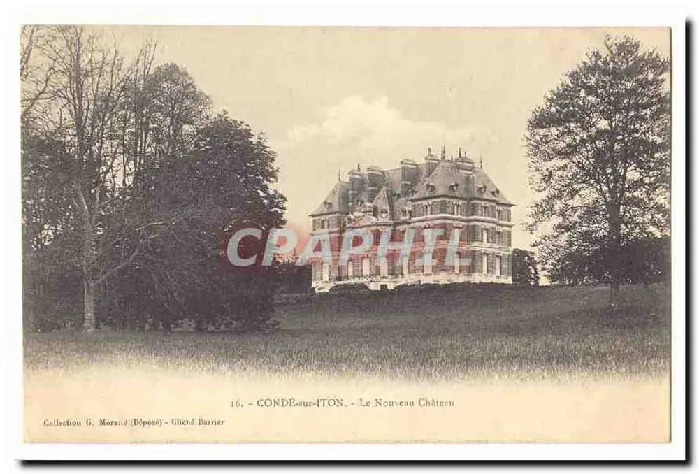 CONDÉ-sur-ITON - Das Neue Schloss — Sammlung G. Morand (Deposiert) - Gliché Barrier - Vorderseite