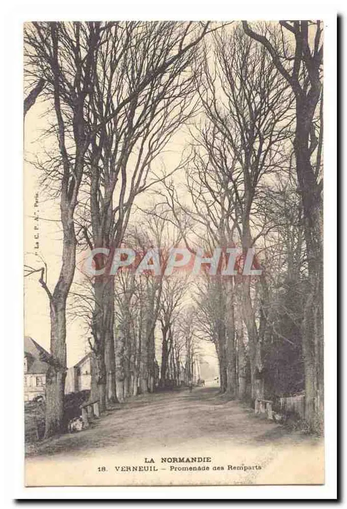 Verneuil — Promenade des Remparts — La Normandie, n°18 - Vorderseite