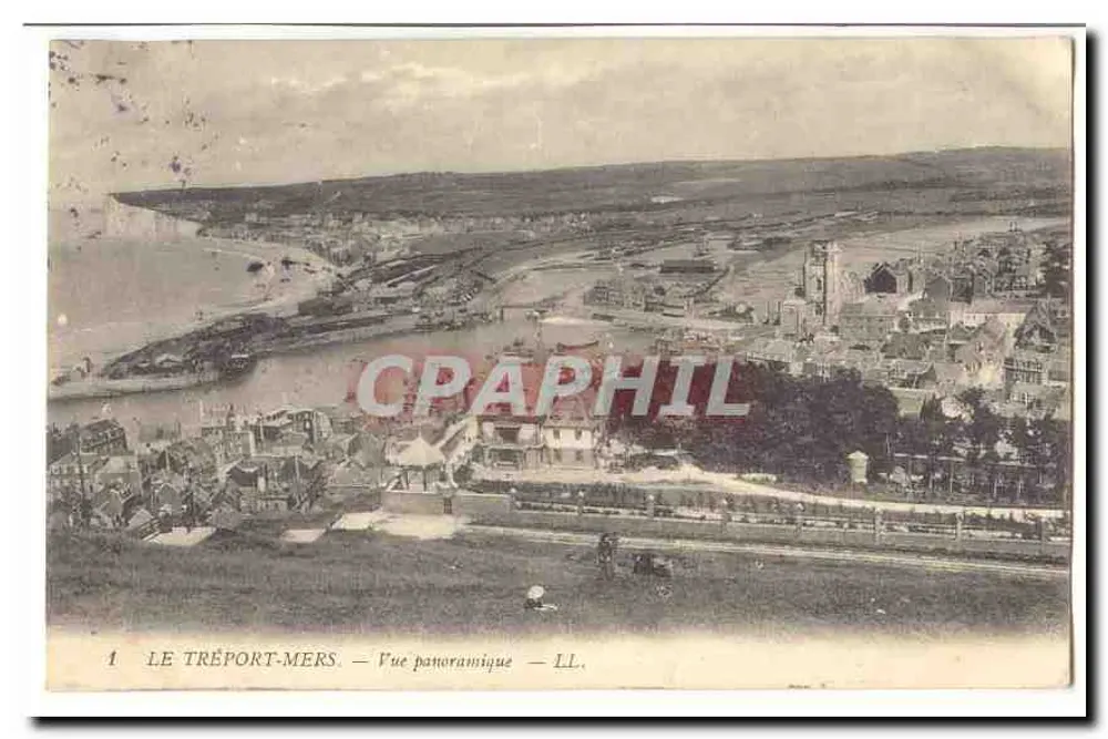 Le Tréport-Mers — Vista panorâmica — LL. - Frente