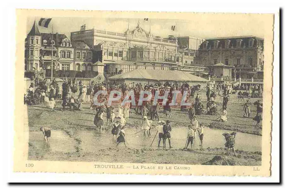 Trouville — Die Strandpromenade und das Casino — LL. n° 130 - Vorderseite