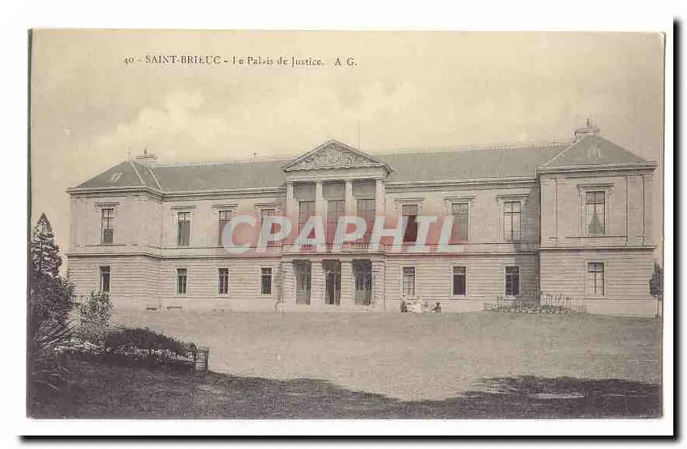 Saint-Brieuc — O Palácio de Justiça — A.G. - Frente