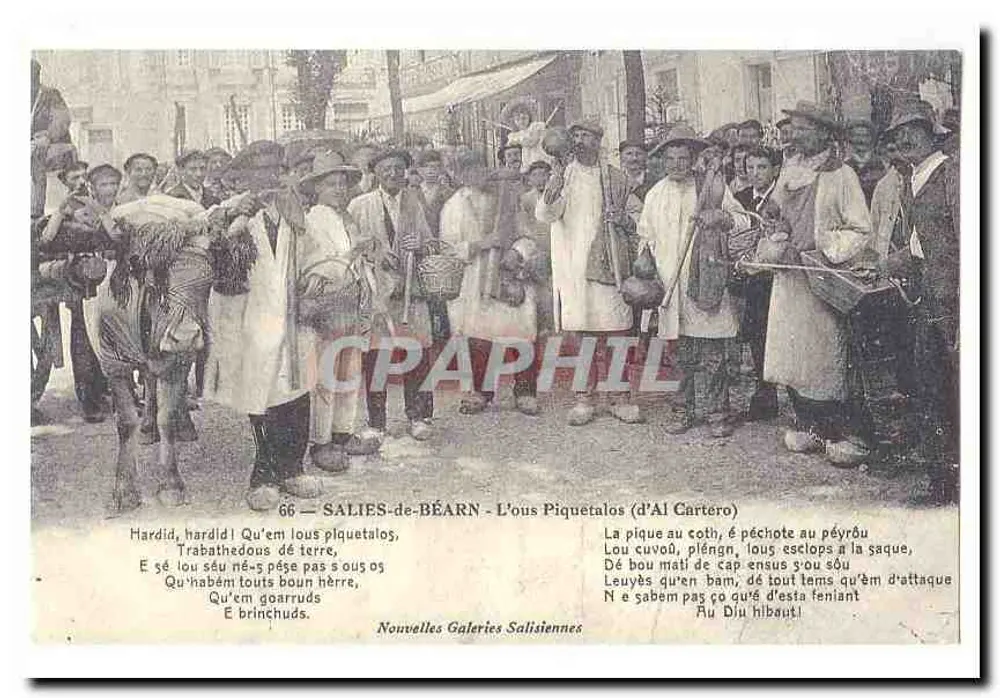 Salies-de-Béarn — Der Piquetalos (von Al Cartero) — Nouvelles Galeries Salisiennes - Vorderseite