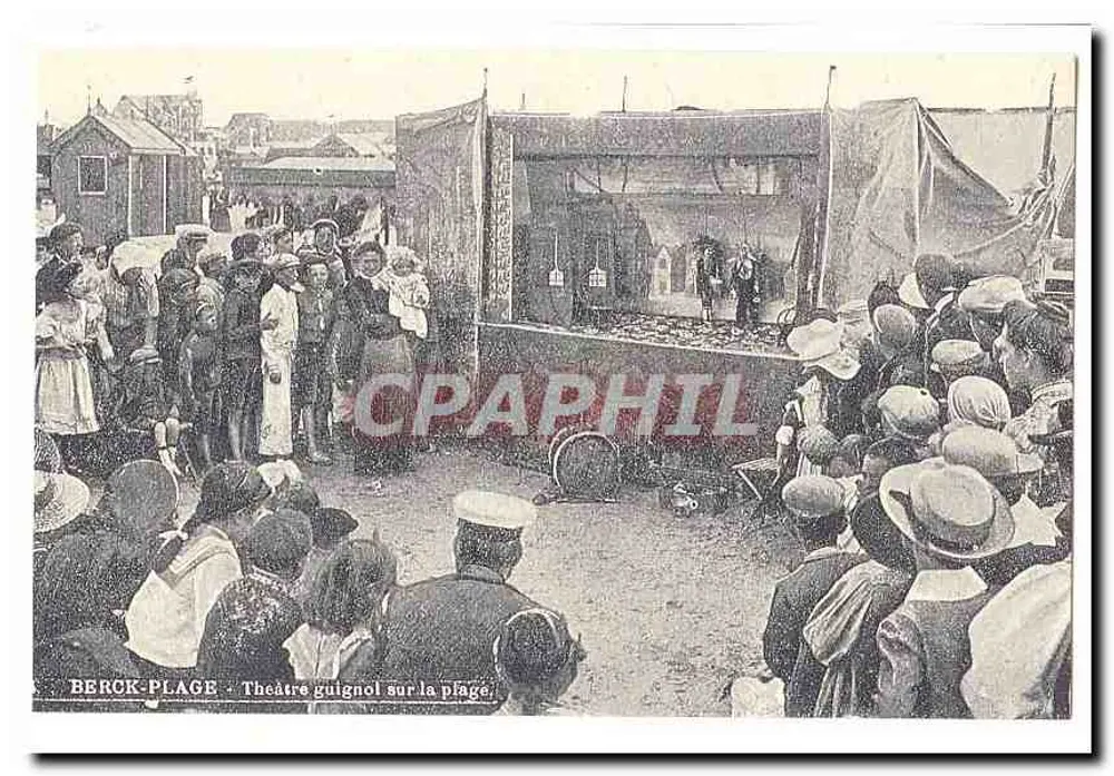 Berck-Plage — Guignol-Theater am Strand - Vorderseite