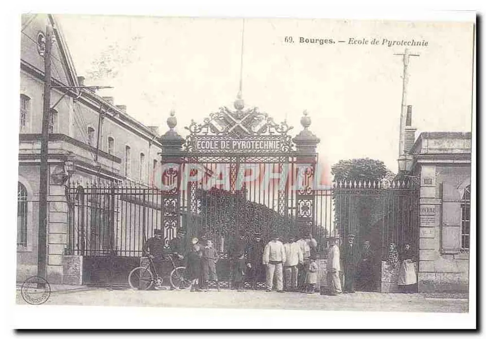 Widok z miasta — szkoła pirotechnii — n° 69 - Awers