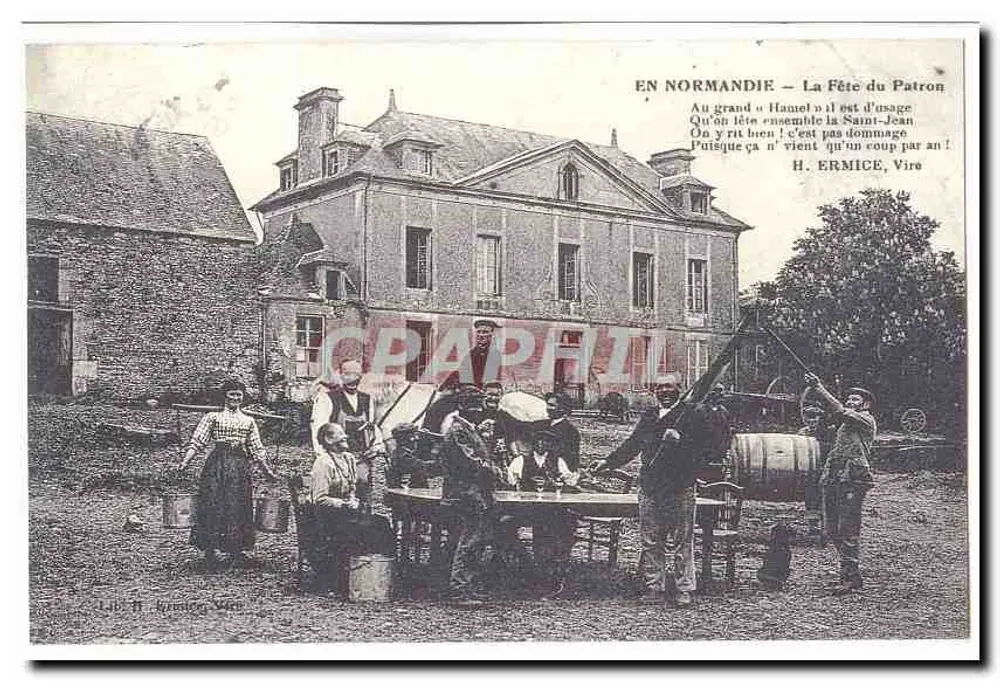 Fest der Patrone in Hamel — H. ERMICE, Vire - Vorderseite